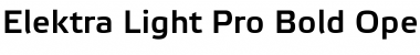 Download Elektra Light Pro Bold Font Title Preview