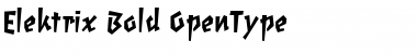 Download Elektrix Bold Font Title Preview