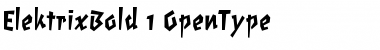 Download ElektrixBold Regular Font Title Preview