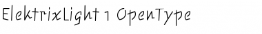 Download ElektrixLight Regular Font Title Preview