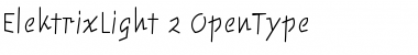 Download ElektrixLight Regular Font Title Preview