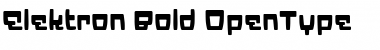 Download Elektron Bold Font Title Preview