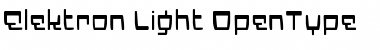 Download Elektron Light Font Title Preview