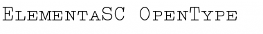 Download Elementa SC Regular Font Title Preview