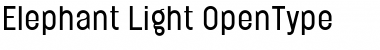 Download Elephant Light Font Title Preview