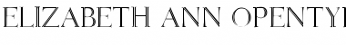 Download Elizabeth ANN Font Title Preview