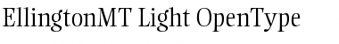 Download Ellington MT Light Font Title Preview