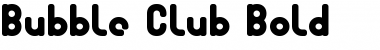 Download Bubble Club Bold Font Title Preview