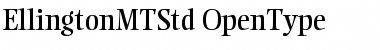 Download Ellington MT Std Regular Font Title Preview