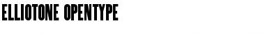 Download ElliotOne Regular Font Title Preview