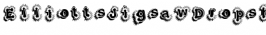 Download ElliottsJigsawDropshadow Regular Font Title Preview