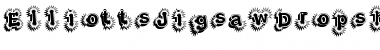 Download ElliottsJigsawDropshadow Regular Font Title Preview