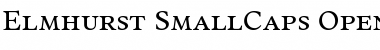 Download Elmhurst SmallCaps Font Title Preview
