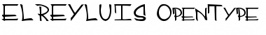 Download ELREYLUIS Regular Font Title Preview