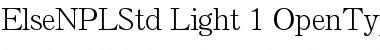 Download Else NPL Std Light Font Title Preview