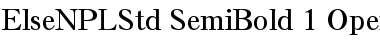 Download Else NPL Std Semibold Font Title Preview