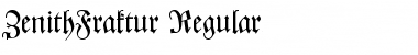 Download ZenithFraktur Regular Font