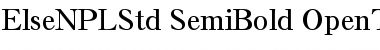 Download Else NPL Std Semibold Font Title Preview