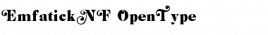 Download Emfatick NF Regular Font Title Preview