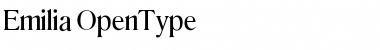 Download Emilia Regular Font Title Preview