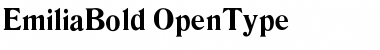 Download EmiliaBold Regular Font Title Preview