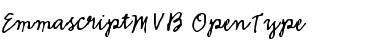 Download Emmascript MVB Regular Font Title Preview