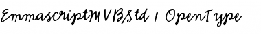 Download Emmascript MVB Std Regular Font Title Preview