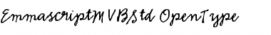 Download Emmascript MVB Std Regular Font Title Preview