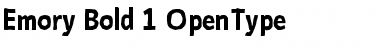 Download Emory Bold Font Title Preview