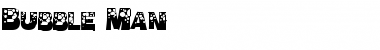 Download Bubble Man Regular Font Title Preview