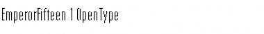 Download EmperorFifteen Regular Font Title Preview