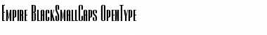 Download Empire BlackSmallCaps Font Title Preview