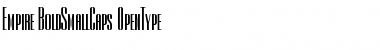 Download Empire BoldSmallCaps Font Title Preview