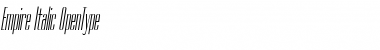 Download Empire Italic Font Title Preview