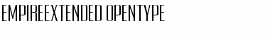 Download Empire Extended Regular Font Title Preview