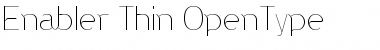 Download Enabler Thin Font Title Preview
