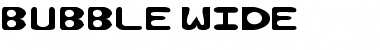 Download Bubble Wide Regular Font Title Preview