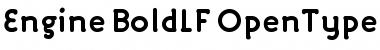 Download Engine BoldLF Font Title Preview