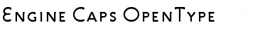 Download Engine Caps Font Title Preview