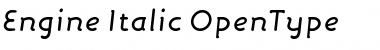 Download Engine Italic Font Title Preview