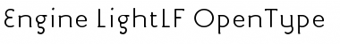Download Engine LightLF Font Title Preview