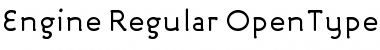 Download Engine Regular Font Title Preview