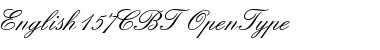 Download English157C BT Regular Font Title Preview