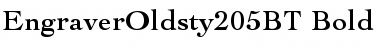 Download Engravers' Oldstyle 205 Bold Font Title Preview