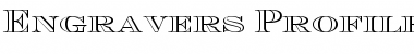 Download Engravers-Profile Regular Font Title Preview