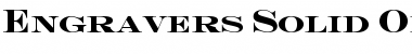 Download Engravers-Solid Regular Font Title Preview