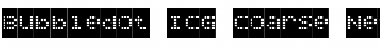 Download Bubbledot ICG Coarse Neg Regular Font Title Preview