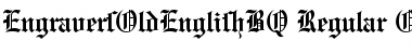 Download Engravers Old English BQ Regular Font Title Preview