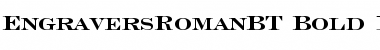Download Engravers' Roman Bold Font Title Preview