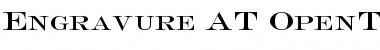 Download Engravure AT Regular Font Title Preview